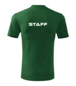 Tricou clasic unisex STAFF VERDE