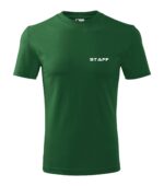 Tricou clasic unisex STAFF VERDE