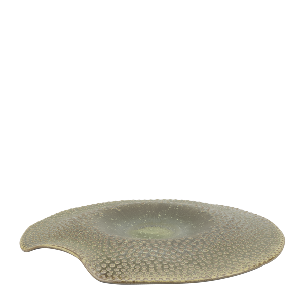 Farfurie de prezentare cu diametru 28 cm ALANI GREEN – HORECANO