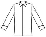 Tunica CHICAGO SLIM TERCOT ALB
