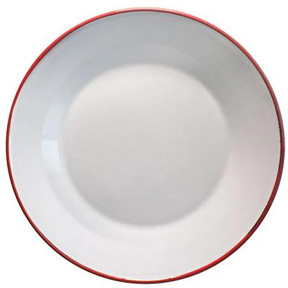 Farfurie intinsa emailata RETRO ROSU HORECANO diametru 28 cm