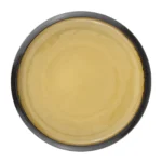 Farfurie adanca galben 28 cm cu margini maro – Gama Gio AMBER HORECANO