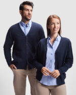 Pulover cardigan barbatesc bleumarin
