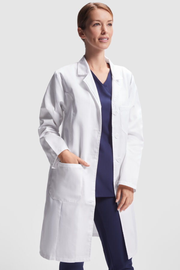 Halat medical dama cu mânecă lungă VACCINE