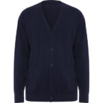 Pulover cardigan barbatesc bleumarin
