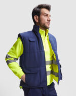 Vestă reversibilă de vizibilitate ridicată PERSEI