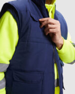 Vestă reversibilă de vizibilitate ridicată PERSEI