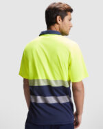 Tricou polo tehnic cu vizibilitate ridicată VEGA