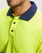 Tricou polo tehnic cu vizibilitate ridicată VEGA