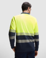 Tricou polo tehnic cu mânecă lungă și vizibilitate ridicată VEGA LS