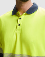 Tricou polo tehnic cu mânecă lungă și vizibilitate ridicată VEGA LS
