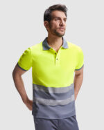 Tricou polo cu vizibilitate ridicată ATRIO