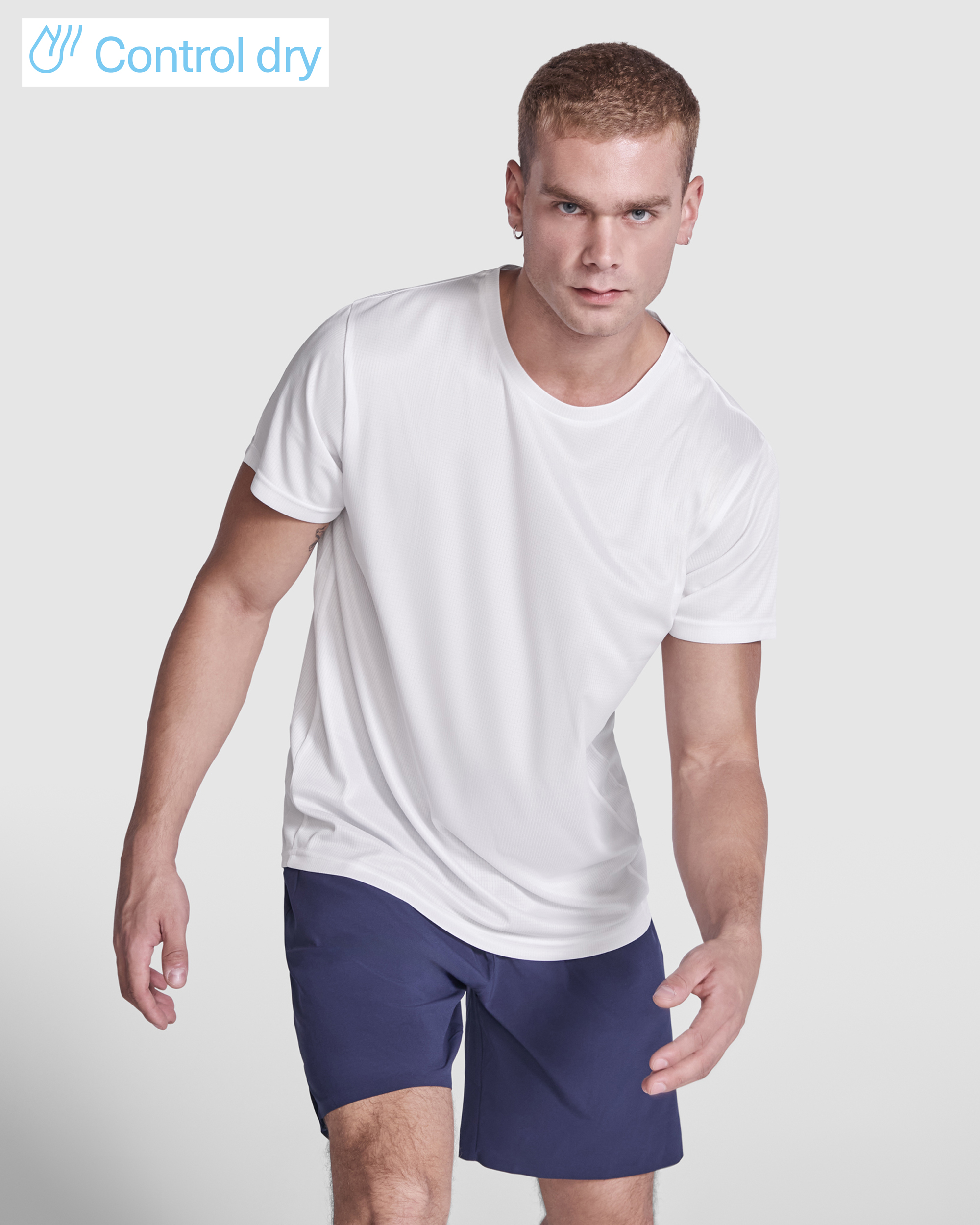 tricou-maneca-scurta-alb-barbati-gios-0430_01_1_1 Tricou tehnic cu mâneci scurte ESTORIL