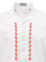 Tunica cu motive traditionale SINCLER SLIM TERCOT ALB