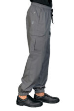 Pantaloni CHEF gri cu elastic