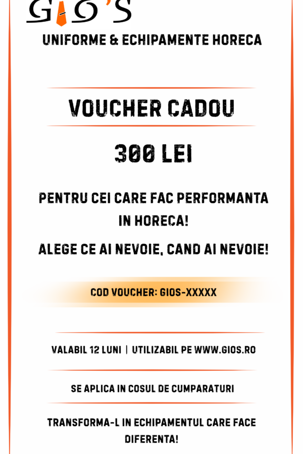 Voucher Cadou GIO’S – 300 LEI